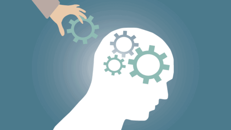 Head Illustration Representing Subconscious Mind